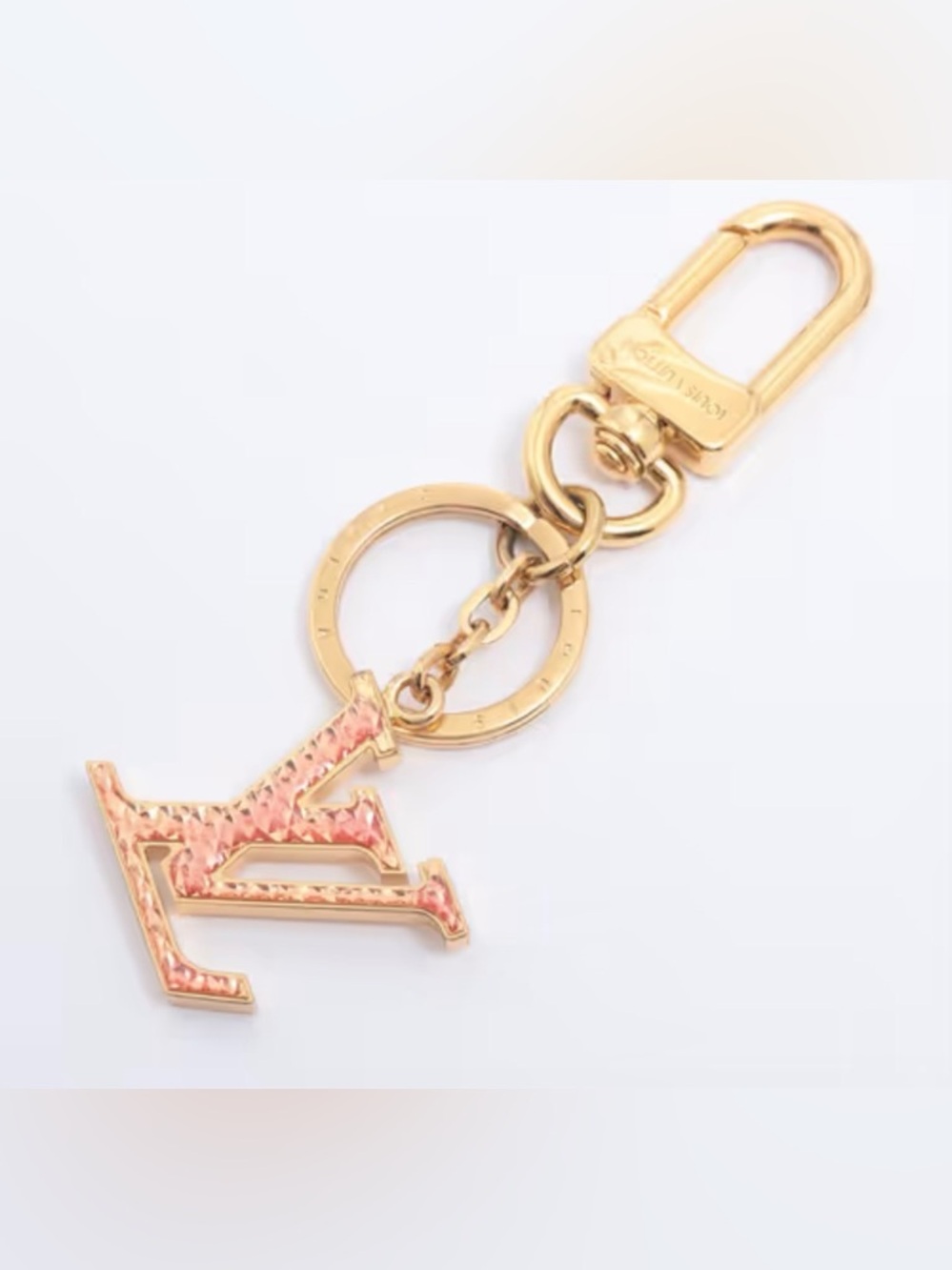 Louis Vuitton 🌼Full inclusion 🌼 Porte-Cles Nanogram Gold Keychain. - Picture 10 of 12